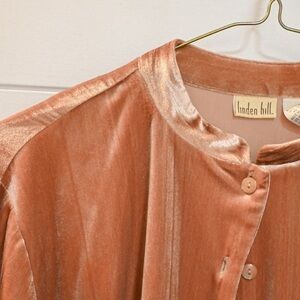 Linden Hill Velvet Button-Up Top